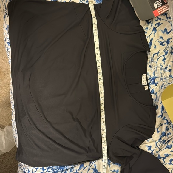 Joan Rivers size 1X black tunic NWOT - Picture 7 of 8